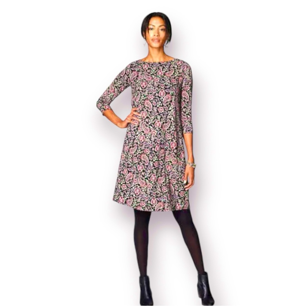 J. Jill Wearever Collection Woman’s Paisley Dress Size 2X